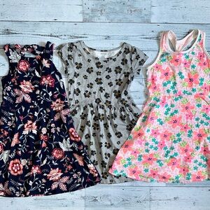 Girls bundle of 3 cotton dresses- size 6